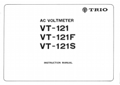 Trio VT-121 Instruction Manual