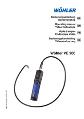 Wohler VE 200 Operating Instructions Manual