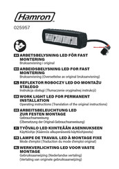 Hamron 025957 Operating Instructions Manual