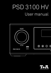 T+A PSD 3100 HV User Manual