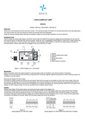 NAVIS LW410XW/D Manual
