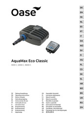 Oase AquaMax Eco Classic 18000 C Operating Instructions Manual