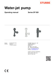 Stübbe SP 820 Series Operating Manual