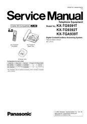 Panasonic KX-TGA939T - DECT 6.0 - Digital Cordless 3 Service Manual