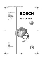 Bosch AL 30 DV 1450 Operating Instructions Manual
