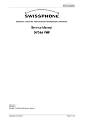 SwissPhone DV09A Service Manual