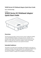 Cradlepoint S5A312A Quick Start Manual