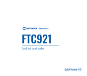 Teltonika Telematics FTC921 Quick Manual