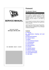 jcb 3DX Super Service Manual