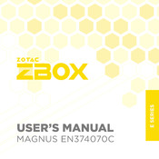 Zotac ZBOX MAGNUS EN374070C User Manual