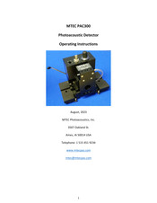MTEC PAC300 Operating Instructions Manual