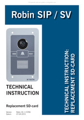 Robin SIP Technical Instruction