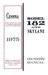 Cessna 182 1975 Owner's Manual