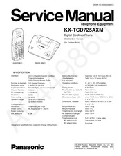 Panasonic KX-TCD725AXM Service Manual