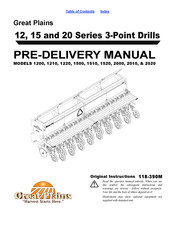 GREAT PLAINS 1200 Predelivery Manual