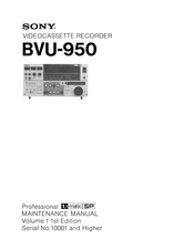 Sony Professional U-matic SP BVU-950 Maintenance Manual