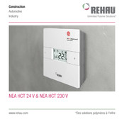 Rehau NEA HCT 230 V User Instructions And Quick Installation Manual