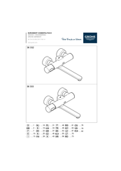 Grohe EUROSMART COSMOPOLITAN E 36 332 Manual