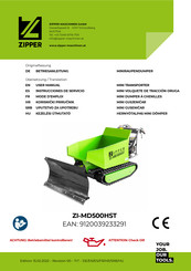 Zipper Mowers ZI-MD500HST User Manual