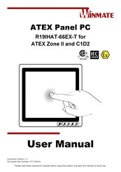 Winmate ATEX R19IHAT-66EX-T User Manual