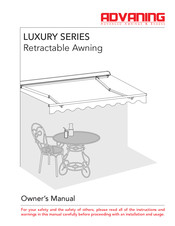 Advaning LUXURY Series Owner's Manual