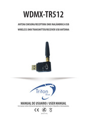 Triton Blue WDMX-TR512 User Manual