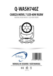 Triton Blue Q-WASH740Z User Manual