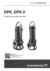 Grundfos DPK.10.50.15 Installation And Operating Instructions Manual