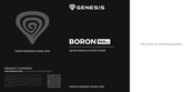 Genesis BORON 500 XXL RGB Quick Installation Manual