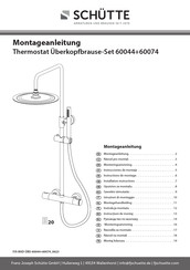 SCHÜTTE 60074 Installation Instructions Manual