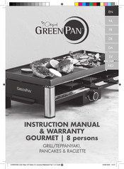 GreenPan CC007922-00 Instruction Manual & Warranty