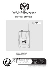 Mac Mah W-UHF-Bodypack User Manual