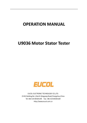 EUCOL U9036 Operation Manual