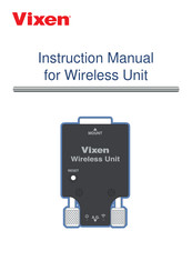 Vixen Wireless Unit Instruction Manual