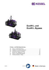 Kessel Ecolift L Bypass Mono FKA Installation And Operating Instructions Manual