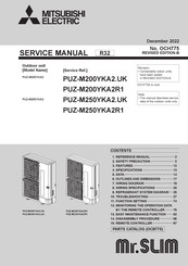 Mitsubishi Electric Mr. Slim PUZ-M250YKA2.UK Service Manual