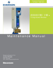 Emerson Branson 2000IW+ Maintenance Manual