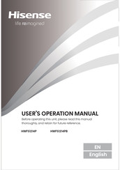 Hisense HWFS1214PB User's Operation Manual
