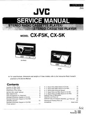 JVC CX-F5K Service Manual