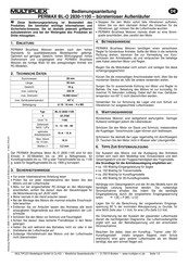 Multiplex BL-O 2830-1100 Operating Instructions Manual
