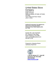 United States Stove Company SP1000E Manual