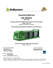 AirBurners TrackBoss T28 Operating Manual