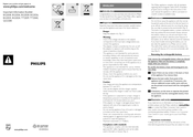 Philips TT2039 Important Information Booklet