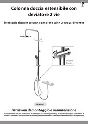 Bossini WLM497 Installation And Care Instructions