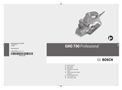 Bosch Professional GHO 700 Original Instructions Manual