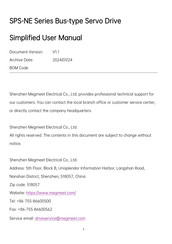 Megmeet SPS-4T5.5-NE Simplified User Manual
