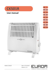 EUROM CK501R Series User Manual