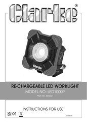Clarke 4006321 Instructions For Use Manual