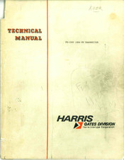 Harris FM-10H3 Technical Manual