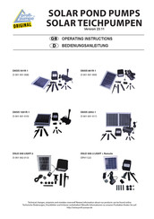 Profi-pumpe OASIS 2002-1 Operating Instructions Manual